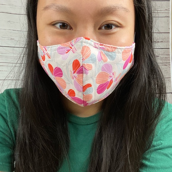 Triple Layer Cleveland Browns Cloth Face Mask - Picture 11 of 11